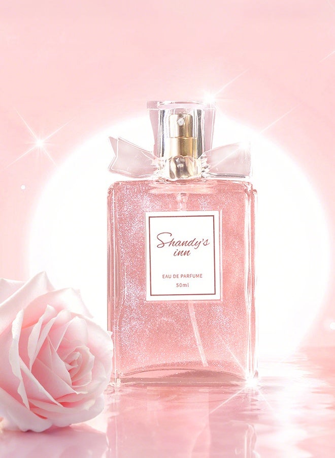 عطر زهري حمضي 50 مل للنساء، عطر طويل الأمد برائحة الحمضيات الصقلية والفاوانيا والورد والمسك الأبيض والباتشولي، هدية رومانسية لها - Image 1